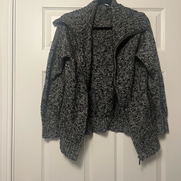 ❄️ LL Bean Knit Shawl Collar Jacket, Size Medium - Picture 2 of 5